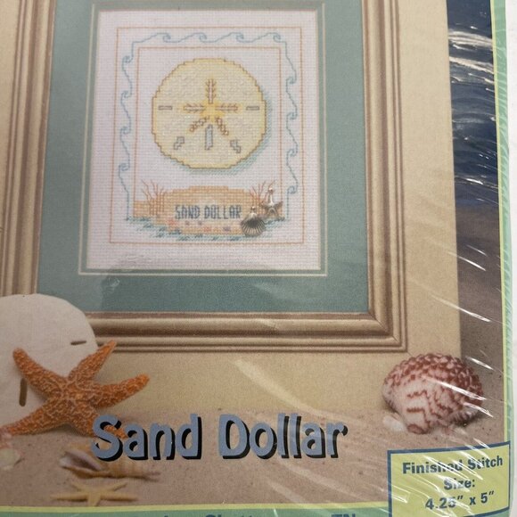Seaside Stitches & More Sand Dollar Cross stitch kit #05092556 - Picture 12 of 13